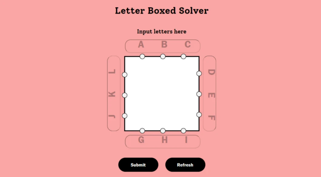 Letter Boxed Answers